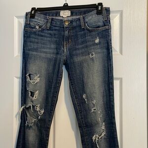 Current/Elliot women’s first love destroy skinny jeans size 28
